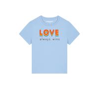 Watapparel Maglietta 'Love always wins' blu chiaro / colori misti Donna Watapparel XXL blu chiaro / colori misti