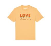 Watapparel Maglietta ' Love always wins ' giallo chiaro / colori misti Uomo - Abbigliamento - Taglie comode - Maglie e T-shirt Watapparel XXL