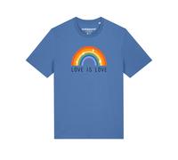 Watapparel Maglietta 'Love is Love' blu / colori misti Uomo Watapparel M