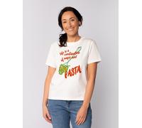 Watapparel Maglietta 'Magic And Pasta' verde erba / rosso / bianco, Taglia XXL