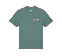 Watapparel Maglietta 'Make love not war' verde / colori misti Uomo Watapparel XL verde / colori misti