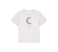 Watapparel Maglietta 'Mandala Moon' grigio chiaro / nero Donna Watapparel L grigio chiaro / nero