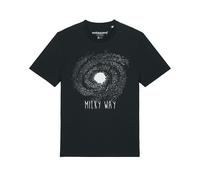 Watapparel Maglietta 'Milky way' nero / bianco Uomo Watapparel 5XL