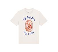 Watapparel Maglietta 'My Kitchen My Rules' blu scuro / rosso / bianco Uomo Watapparel L