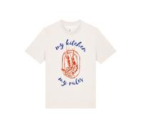 Watapparel Maglietta 'My Kitchen My Rules' blu scuro / rosso / bianco Uomo Watapparel M