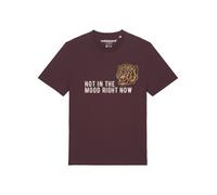 Watapparel Maglietta 'Not in the mood' giallo / rosso scuro / bianco Uomo Watapparel XS giallo / rosso scuro / bianco