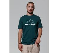 Watapparel Maglietta ' Pack mas! ' verde scuro / bianco, Taglia XL