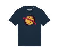 Watapparel Maglietta 'Pizza Planet' blu scuro / giallo scuro / rosso scuro Uomo Watapparel 5XL blu scuro / giallo scuro / rosso scuro