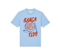 Watapparel Maglietta 'Ramen Club' zappiro / blu chiaro / giallo / rosso arancione Uomo Watapparel M