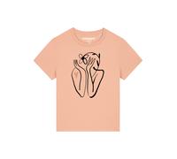 Watapparel Maglietta 'Self love' albicocca / nero Donna Watapparel L albicocca / nero