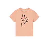 Watapparel Maglietta 'Self Love' albicocca / rosso / nero Donna Watapparel L albicocca / rosso / nero