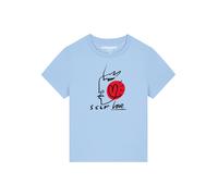 Watapparel Maglietta 'Self Love' blu chiaro / rosso / nero Donna Watapparel L blu chiaro / rosso / nero