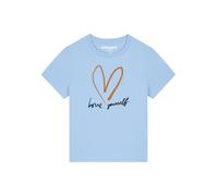 Watapparel Maglietta 'Self Love' blu cielo / cognac / nero Donna Watapparel L blu cielo / cognac / nero