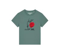 Watapparel Maglietta 'Self Love' canna / rosso / nero Donna Watapparel L canna / rosso / nero