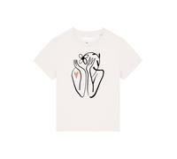 Watapparel Maglietta 'Self Love' mandarino / nero / bianco Donna Watapparel L