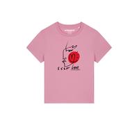 Watapparel Maglietta 'Self Love' rosa antico / rosso / nero Donna Watapparel L rosa antico / rosso / nero