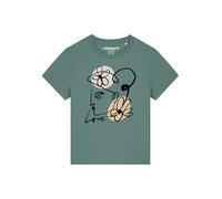 Watapparel Maglietta 'Self Love' stucco / abete / arancione pastello / nero Donna Watapparel L stucco / abete / arancione pastello / nero