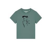 Watapparel Maglietta 'Self Love' verde / nero Donna Watapparel L verde / nero