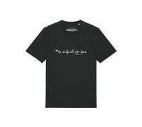 Watapparel Maglietta 'So Einfach Ist Das' nero / bianco Uomo - Abbigliamento - Taglie comode - Maglie e T-shirt Watapparel XL