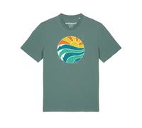 Watapparel Maglietta 'Summer Sun' verde / colori misti Uomo Watapparel L verde / colori misti
