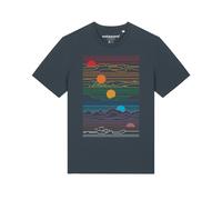 Watapparel Maglietta ' Sun And Moon ' antracite / colori misti Uomo - Abbigliamento - Taglie comode - Maglie e T-shirt Watapparel S