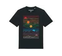 Watapparel Maglietta ' Sun And Moon ' colori misti / nero Uomo Watapparel XS colori misti / nero