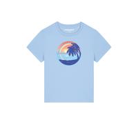 Watapparel Maglietta ' Sunset Rainbow ' blu chiaro / colori misti Donna Watapparel XXL blu chiaro / colori misti