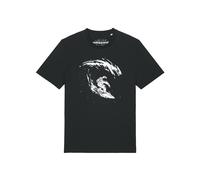 Watapparel Maglietta 'Surfing Spaceman' nero / bianco Uomo - Abbigliamento - Taglie comode - Maglie e T-shirt Watapparel S