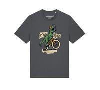Watapparel Maglietta 'T-Rex Fahrrad' antracite / colori misti Uomo Watapparel S antracite / colori misti