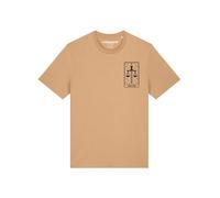 Watapparel Maglietta 'Tarot Justice' beige / nero Uomo Watapparel XXL