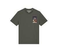 Watapparel Maglietta 'Tarot The Chariot' beige / blu / marrone / cachi Uomo - Abbigliamento - Taglie comode - Maglie e T-shirt Watapparel S