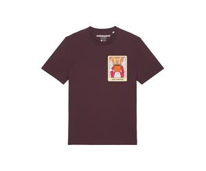 Watapparel Maglietta 'Tarot The Coffee' beige chiaro / arancione chiaro / rosso / rosso scuro Uomo Watapparel M