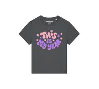Watapparel Maglietta 'This is my year' antracite / lilla / rosa Donna Watapparel M antracite / lilla / rosa