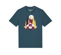 Watapparel Maglietta ' Von Bären und Bergen ' petrolio / colori misti Uomo Watapparel 4XL petrolio / colori misti