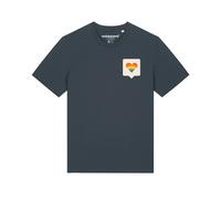 Watapparel Maglietta ' Von Herzen ' antracite / colori misti Uomo Watapparel XXL antracite / colori misti