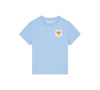 Watapparel Maglietta 'Von Herzen' blu chiaro / colori misti Donna Watapparel XS blu chiaro / colori misti