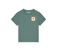 Watapparel Maglietta 'Von Herzen' verde / colori misti Donna Watapparel XL verde / colori misti