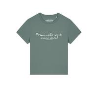 Watapparel Maglietta 'Wenn Nicht Jetzt Wann Dann' giada / bianco Donna - Abbigliamento - Taglie comode - Maglie e top - Maglie e T-shirt Watapparel L