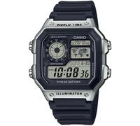 Watch AE 1200WH 1CVEF Men s Watch Waterproof Digital with Elastic Band Black
