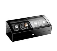 Watch Automatic Watch Winder 8+9 Wristwatch Winding Box Watches Storage Dispaly Case with Quiet Motor And 5 Rotation Modes Self Winding (B)