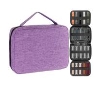Watch Case - Pro | Band Pouch - Étui De Pour Bracelets De Montre Pliable Rangement Portable Pour 20 Bracelets De Montre Organisateur De Transport | Estuche De Correas | 2026 Pro | Black