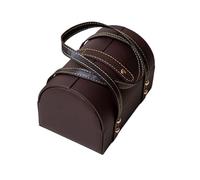 Watch Display Case - PU Flocking 17.5cm, Jewelry Organizer, Seven Slot Layout | Compact Elegant Protection Travel Friendly Design, Portable Storage, Bracelet Holder For Home Drawers, Desk Use