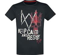 Watch Dogs Cani da Guardia Uomo, Nero, One Size