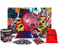 Watch Dogs Legion: Pig Mask Puzzle 1000 Teile Poster und Tasche inklusive