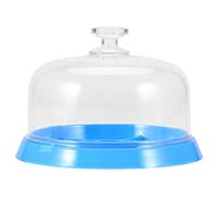Watch Dust Cover,Plastic Tray with 6 Compartments, Watch Movement Dust Cover for Watch Repair, Storage Box for Watchmakers, Dustsheet Protector for Precision Parts, Prevents Dust