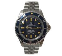 WATCH EXPERIMENTAL UNIT Royal Jubilee Acciaio Automatico Blu Vintage Orologio Mitt Uomo