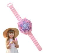 Watch Fan - Creative Cartoon Watch Fan | Personal Stylish Handsfree Air Cooler Cooling Tool | Portable USB Rechargeable F́an For Kids Boys Girls Students | Ideal For Indoor Outdoor Travel Home