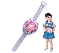 Watch Fan - Creative Cartoon Watch Fan | Personal Stylish Handsfree Air Cooler Cooling Tool | Portable USB Rechargeable F́an For Kids Boys Girls Students | Ideal For Indoor Outdoor Travel Home