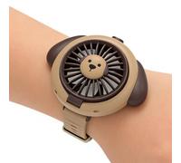 Watch Fan for Kids - 6.8x8.4cm USB Rechargeable | 3-Speed Portable Cooler