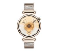 Watch GT6 GPS - Cassa in acciaio inossidabile color oro da 41 mm con cinturino in maglia milanese, oro - Nouvo